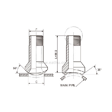 Nipple Outlet dimension