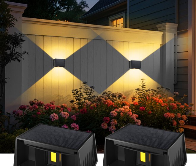 Waterproof, RGB Color Changing, for Garden Decor & Ambient Lighting Wall Light