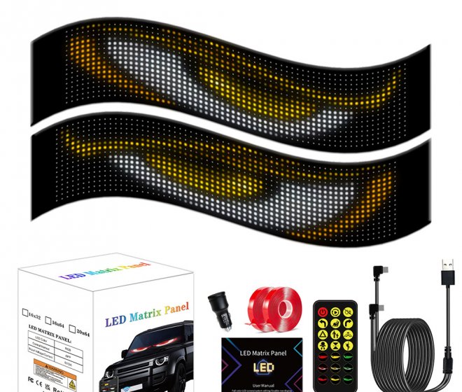 16*64 2 in 1 USB+Cigarette lighter adpater connection