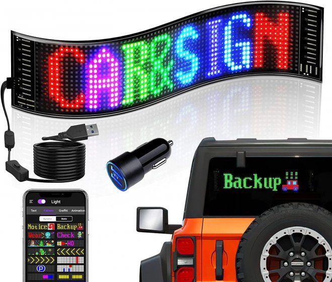 16*96 USB connection 12*59.5cm IP65 Bluetooth