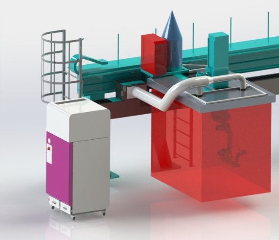 Large Industrial Fume Extraction System