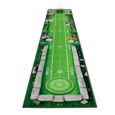 Golf Practice Hitting Mat Skill Putting Green Cartoon Golf Putting Mat For Indoor And Outdoor Batting Practice