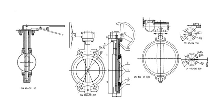 Wafer Type Butterfly Valve