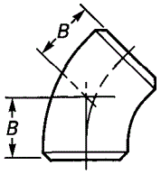 45-Elbow-LR-dimension