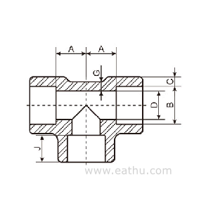 Socket-Weld-Tee-Dimension