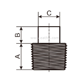Square Head Plug dimension