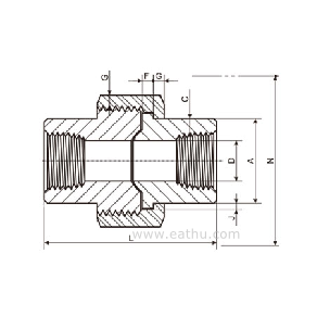 Threaded Union dimension