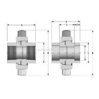 Lug Nut Union dimension