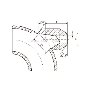 Elbow Outlet dimension