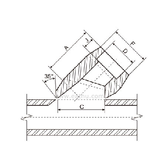 Lateral Outlet dimension