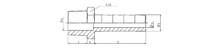 Stainless steel screwed Hose Nipple