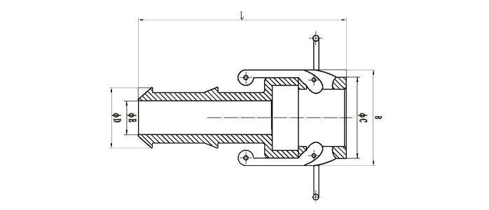 Stainless steel camlock C