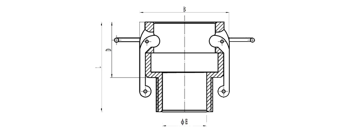Stainless steel camlock D