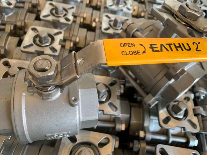 3piece Stainless Steel Threaded Ball Valve