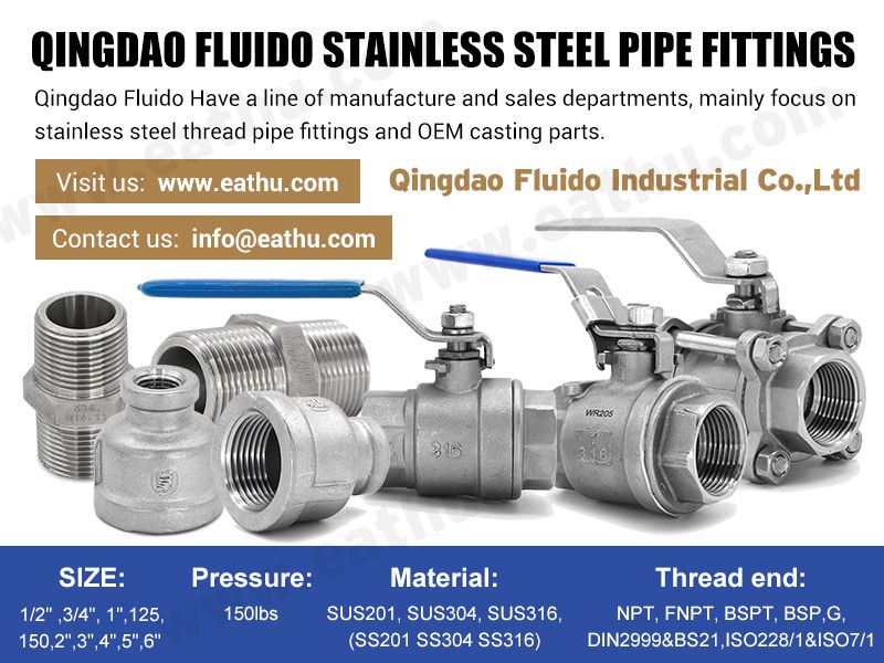 ASP 150 LB. STAINLESS STEEL PIPE FITTINGS