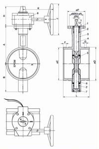 Grooved Butterfly Valve Grooved Butterfly Valve