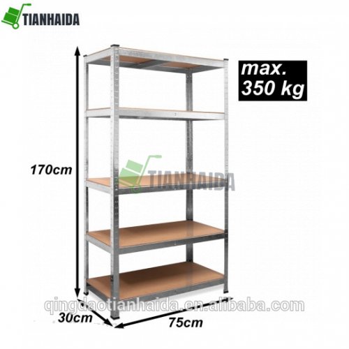 2x Schwerlastregal 170x75x30cm max. 350kg Traglast Home use metal steel book storage shelf