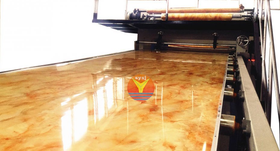 PVC imitation marble sheet machine