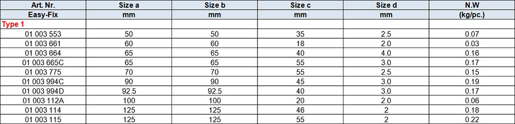 Timber Connector(Holzverbinder) type 1, pre-galvanized or yellow or white zinc plated