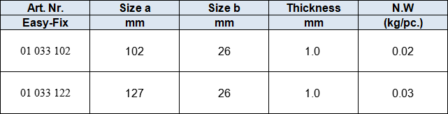 Hole Plate,Pre-Galv. or zinc-plated or stainless steel