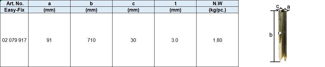 Pole Anchor, Powder Coated.