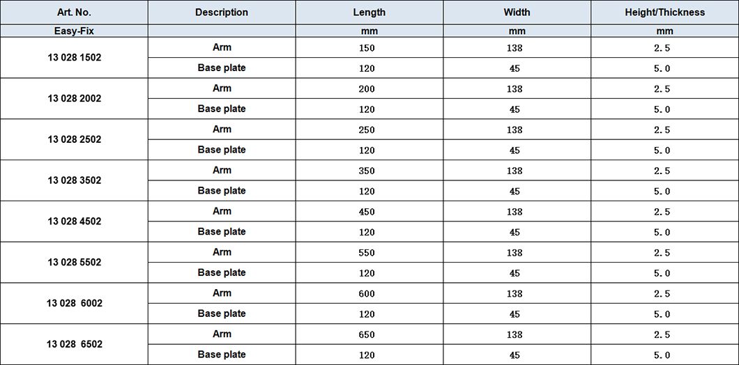 41x41 Slotted Strut Supports, HDG