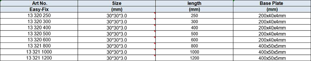U Cantilever Arm, hot dip galv.(one side round hole and one side with long hole)