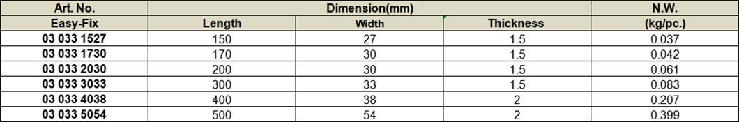 HINGE A-FORM SCAN, YELLOW ZINC-PLATED