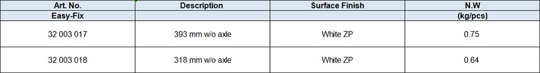Trailer Long Straight Hinge and Hinge-pin