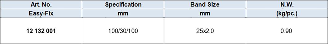 Trapez Clamps without nut, Zinc-plated