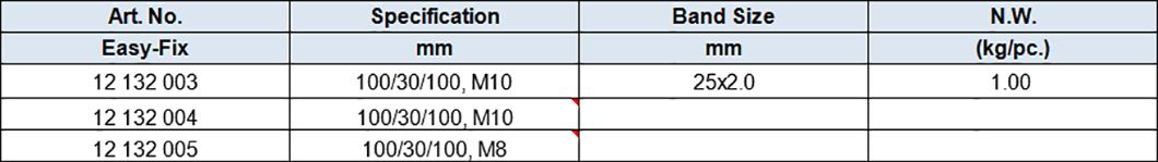 Trapez Clamps With Long Nut M10x24 mm, Zinc-plated