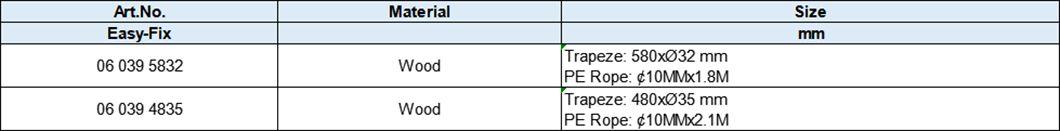 Wooden Swing Trapeze