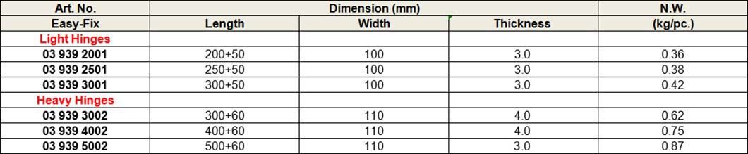GATE CROSS BAND HINGE, YELLOW ZINC-PLATED