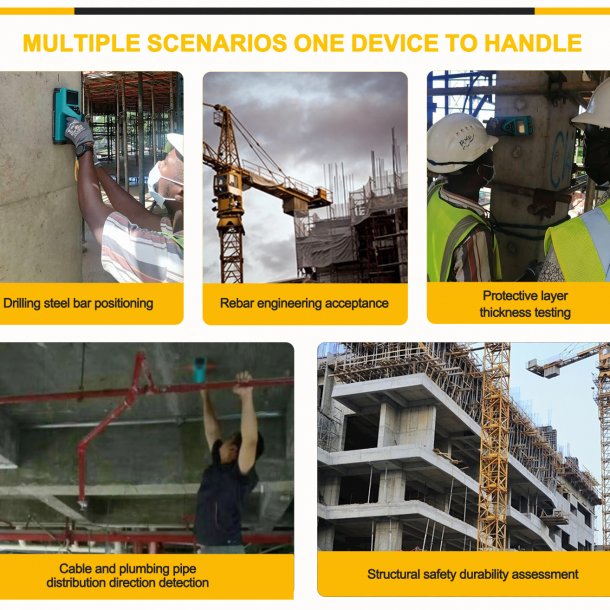 R800 Rebar Locator Detector Tester