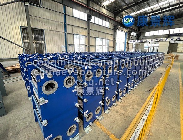 Industrial plate-type heat transfer unit