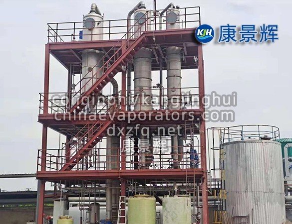 Industrial tubular evaporator for food processing