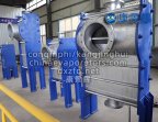 Compact industrial welded heat exchanger