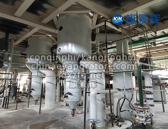 OSLO crystallizer multi-effect crystallization setup