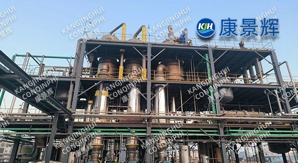 A pharmaceutical factory's 12.5t/h triple-effect evaporation and crystallization system for vitamin wastewater