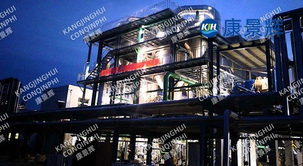 A fine chemical plant's triple-effect evaporation crystallization process for 30th-degree ammonium sulfate and ammonium chloride