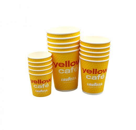 Double-walled embossed cups