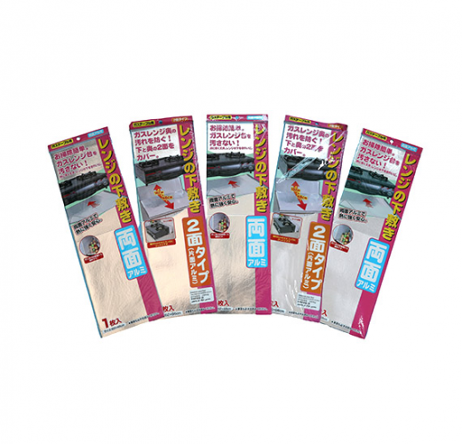 Single-sided or double-sided aluminum foil kitchen mat paper