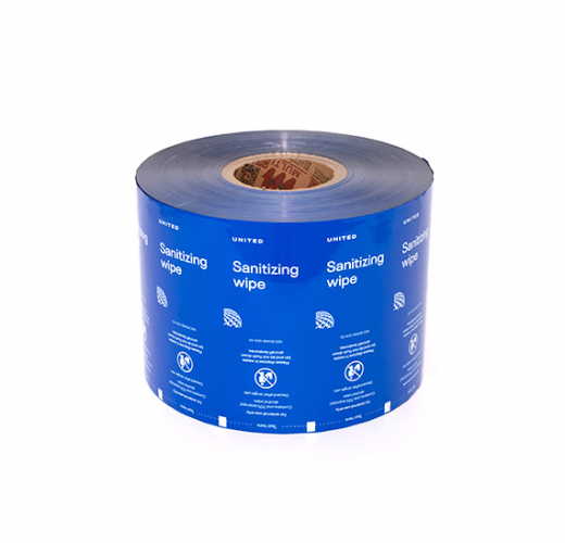 Wet wipes packaging film roll