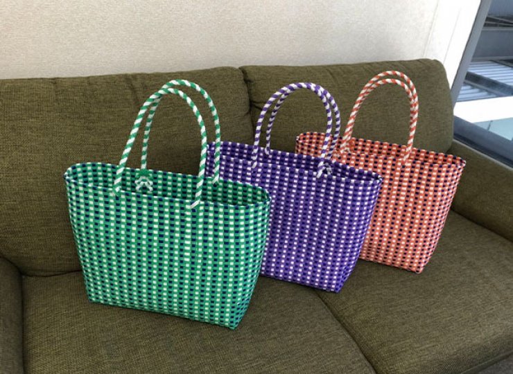 手持ち編みバッグ