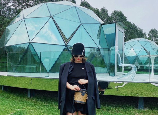 ガラスドームテント