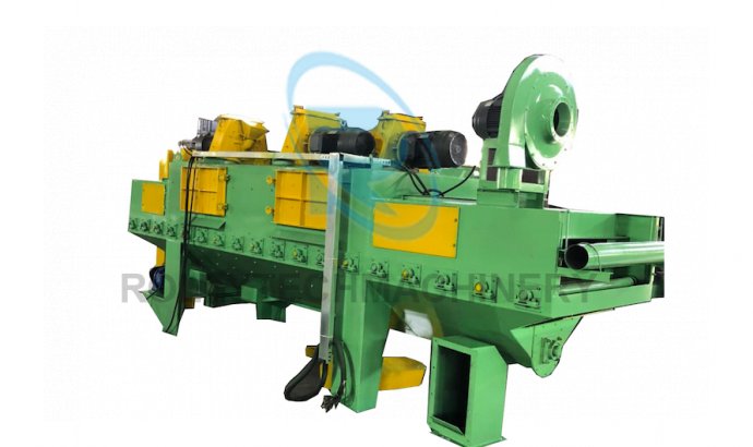 Stone shot blasting machine