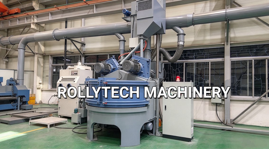 Turntable shot blasting machine Turntable shot blasting machine