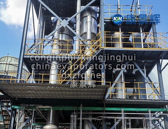 Evaporador de circulación forzada para la concentración de salsas alimentarias.