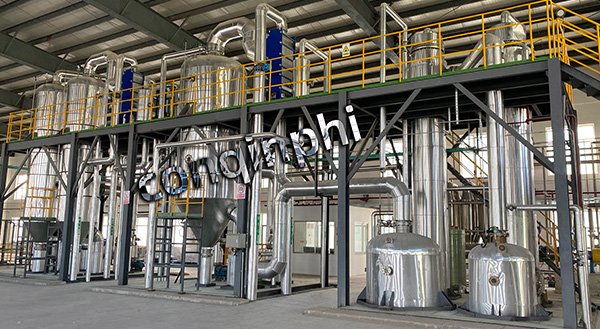 Concentración de triple efecto + recuperación de doble efecto