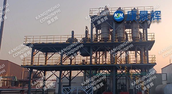 Sistema de evaporación y cristalización de tres efectos de 3 t/h de una empresa farmacéutica para sales mixtas